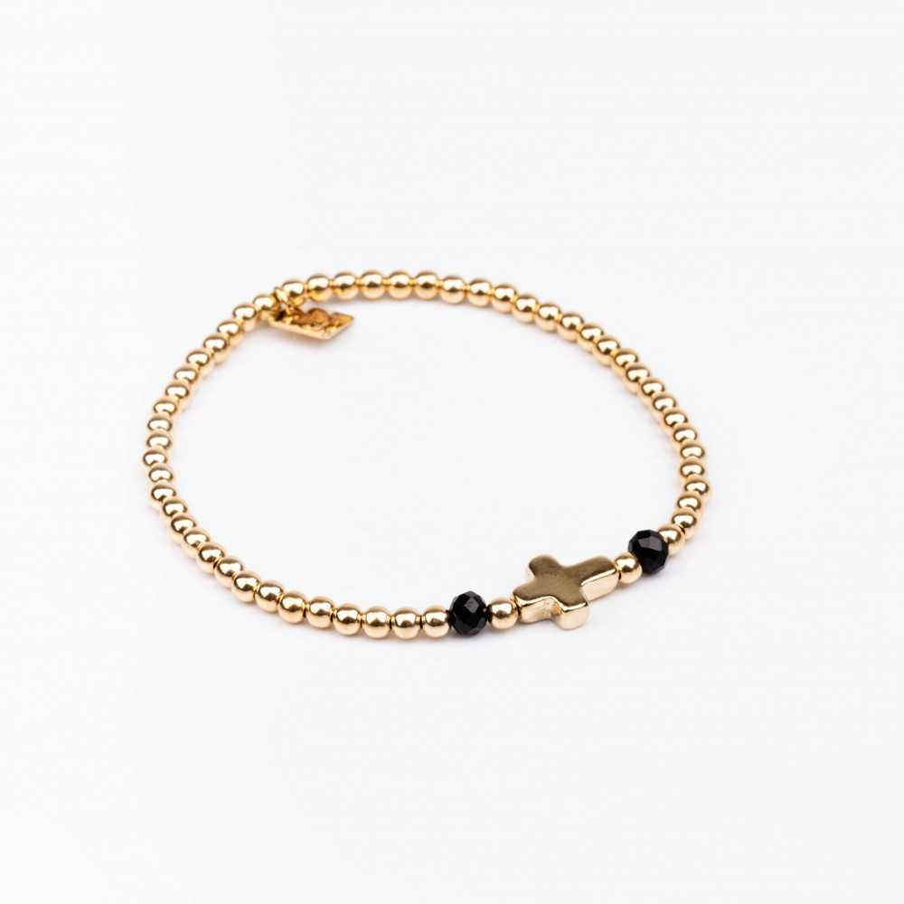 Bracelet Perle - Noir - INCONTOURNABLE