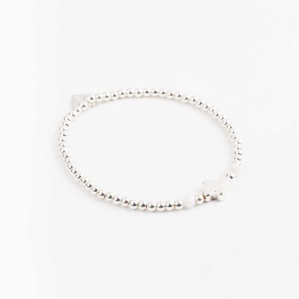 Bracelet Perle argent - Blanc - INCONTOURNABLE
