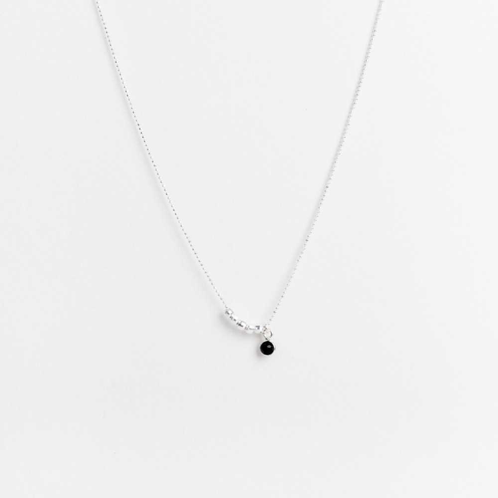 Collier Chaine Diamantée - Onyx - ISA