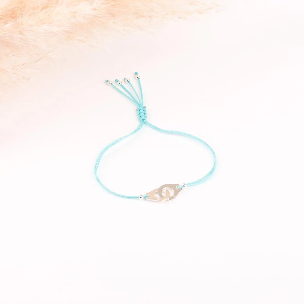 Bracelet Cordon Color - Menotte - Argent - OSMOSE