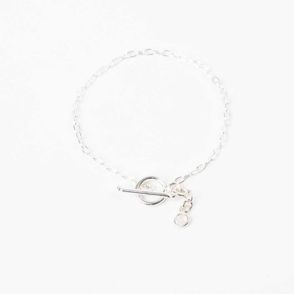 Bracelet Chaine - Charm Pierre de Lune - MIA