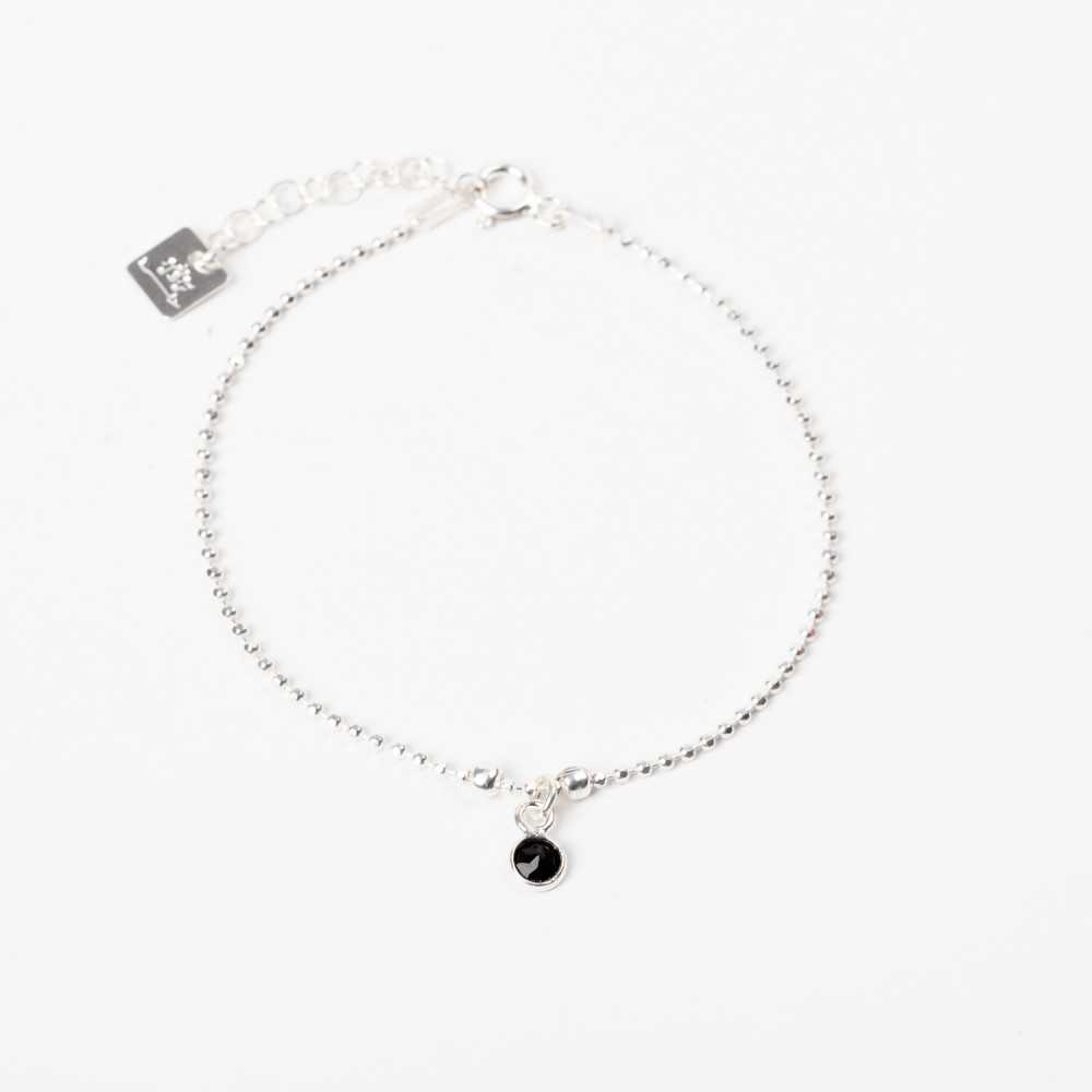 Bracelet Chaine Diamantée - Onyx- NINA