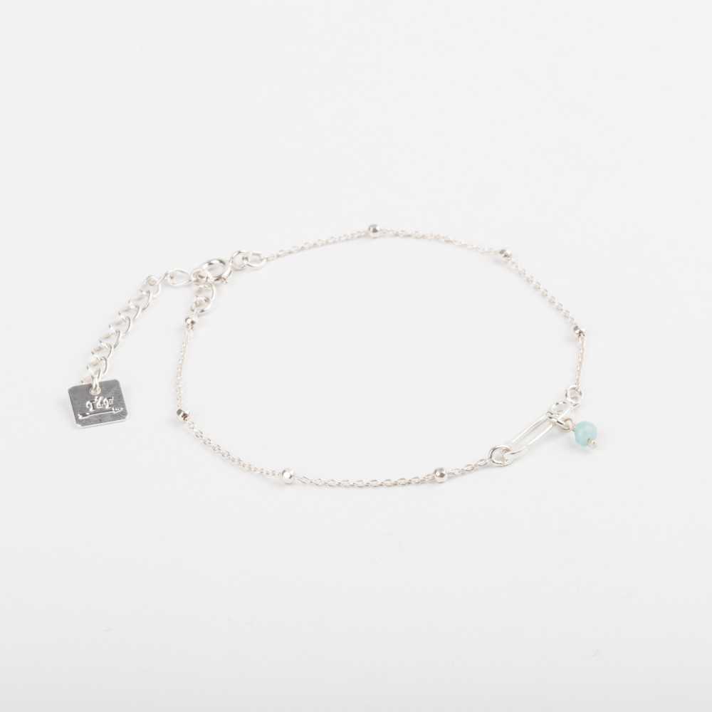 Bracelet Chaine - Epingle Amazonite -VALENTINE