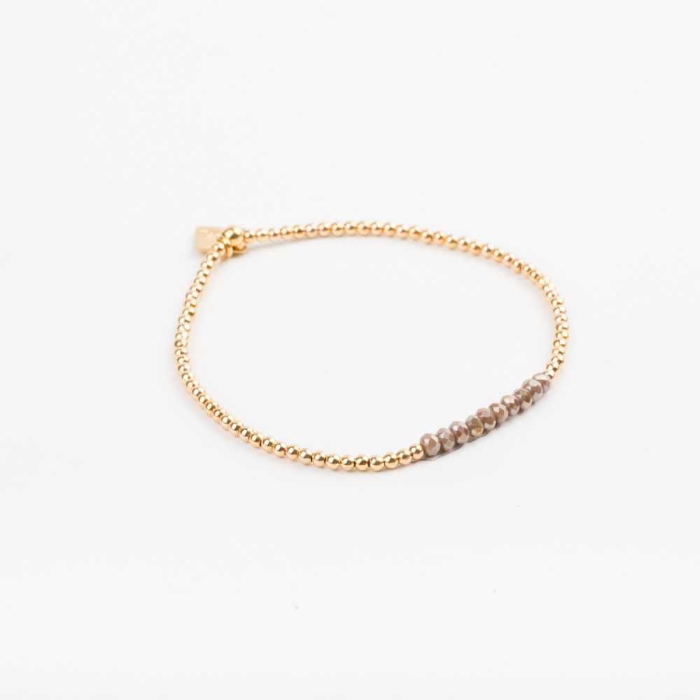 Bracelet Perle - Taupe - SUBTIL