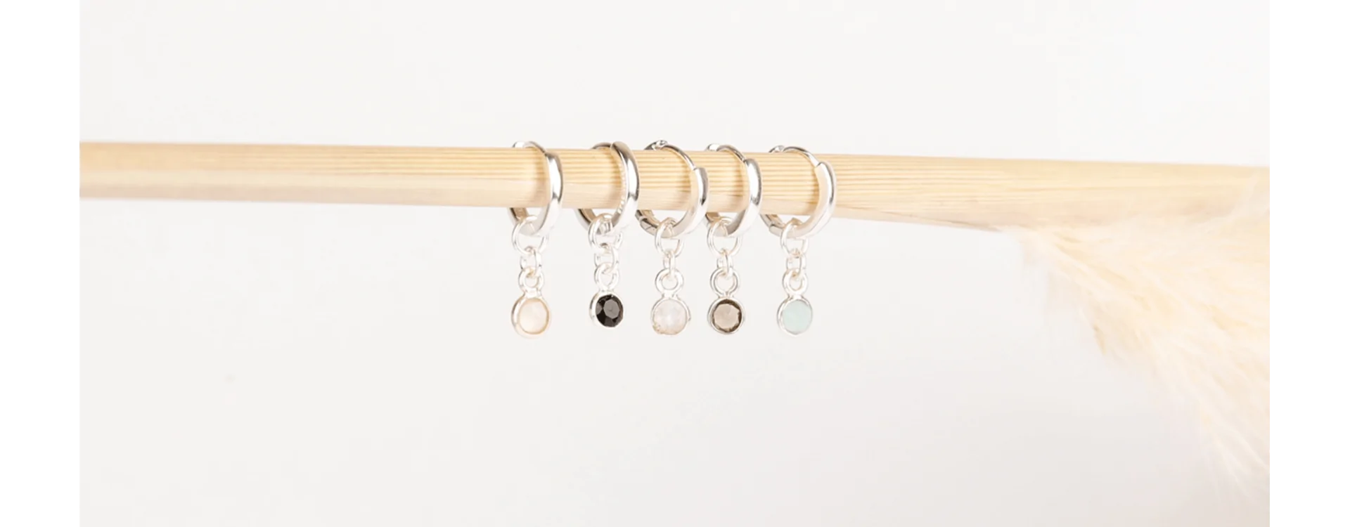 Les boucles d'oreilles interchangeables
