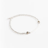 Bracelet - Perle - Cristaux - Doré - Argent 925 - INCONTOURNABLE