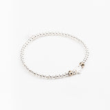Bracelet - Perle - Cristaux - Doré - Argent 925 - INCONTOURNABLE