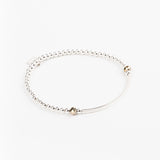 Bracelet - Perle - Cristaux - Doré - Argent 925 - INCONTOURNABLE