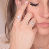 Bague - Pierre naturelle - Quartz Fumé - Argent - SIA