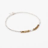 Bracelet - Perle - Cristaux - Doré - Argent - SUBTIL