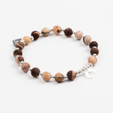 Bracelet - Pierre - Jaspe - Argent - MAYA