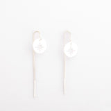 Boucles d'oreilles Chainette - Pampille - Plaqué Argent - JADE