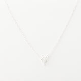 Collier - Chaine rectangle - Fermoir T - Argent - MIA