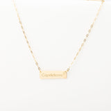 Collier Chaine Trombone - Plaque Recto Verso - QUI-SUIS-JE