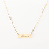 Collier Chaine Trombone - Plaque Recto Verso - QUI-SUIS-JE