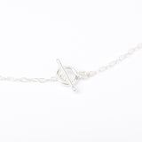 Collier - Chaine rectangle - Fermoir T - Argent - MIA