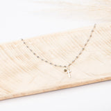 Collier - Finesse - Croix - Hématite - Argent - ESSENTIELS