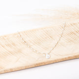 Collier - Finesse - Cesar - Agate blanche - Argent - ESSENTIELS