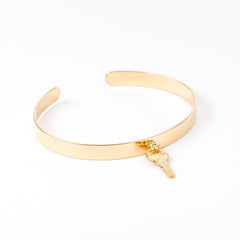 Bracelet - Jonc - Breloque - Plaqué or - CHLOÉ