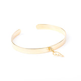 Bracelet - Jonc - Nacre - Breloque - Plaqué or - CHLOÉ