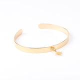 Bracelet - Jonc - Nacre - Breloque - Plaqué or - CHLOÉ