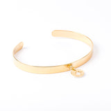Bracelet - Jonc - Nacre - Breloque - Plaqué or - CHLOÉ