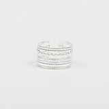 Bague - Dentelle - Plaqué argent - AYA
