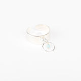 Bague - Amazonite - Plaqué argent - LOLA