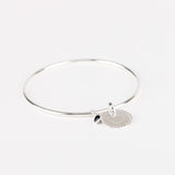 Bracelet - Jonc - Onyx - Argent - LOVE