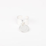 Bague - Pierre de lune - Plaqué argent - LOVE