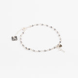 Bracelet - Finesse - Croix - Hématite - Argent - ESSENTIELS