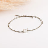 Bracelet homme - Cordon - Plaqué Argent - OMEGA