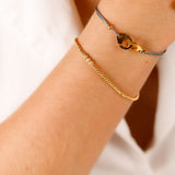 Bracelet - Perle - Simple - Plaqué or - SUBTIL