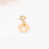 Charm - Mousqueton - Pampille - Plaqué or - INTERCHANGEABLE