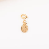 Charm - Mousqueton - Croix - Plaqué or - INTERCHANGEABLE