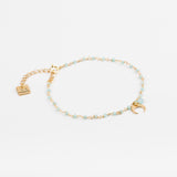 Bracelet - Finesse - Lune - Amazonite - Plaqué or - ESSENTIELS