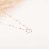 Collier - Chaîne boules - Amazonite - Acier inoxydable - MAORA