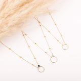 Collier - Chaîne boules - Amazonite - Acier inoxydable - MAORA