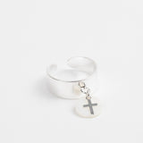 Bague - Nacre - Pampille - Petite - Plaqué argent - CHLOÉ