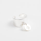 Bague - Nacre - Pampille - Moyenne - Plaqué argent - CHLOÉ