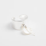 Bague - Nacre - Pampille - Moyenne - Plaqué argent - CHLOÉ