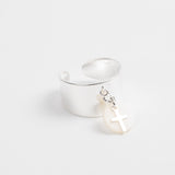 Bague - Nacre - Pampille - Moyenne - Plaqué argent - CHLOÉ