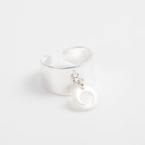 Bague - Nacre - Pampille - Moyenne - Plaqué argent - CHLOÉ