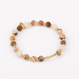 Bracelet - Pierre- Jaspe - Plaqué or - MAYA