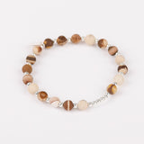 Bracelet - Pierre - Jaspe - Argent - MAYA