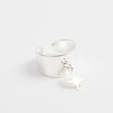 Bague - Nacre - Pampille - Moyenne - Plaqué argent - CHLOÉ