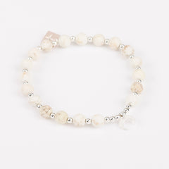 Bracelet - Pierre - Magnésite - Argent - MAYA