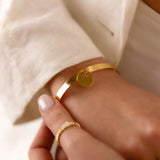 Bracelet - Jonc - Breloque - Plaqué or - CHLOÉ