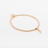 Bracelet - Perle - Pampille - Plaqué or - SUBTIL