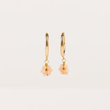 Boucles d'oreilles - Acier inoxydable - Fleur - CHARLYNE